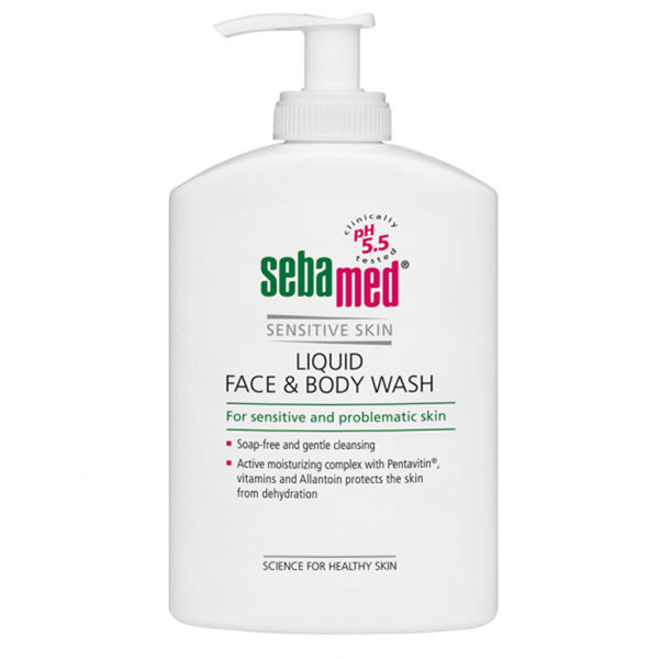 Sebamed, gel za umivanje obraza in telesa (300 ml)