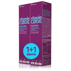 Yasenka Vitamin Code Kalcij Plus, - paket (2 x 20 šumečih tablet)