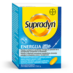 Supradyn Energija 50+, filmsko obložene tablete (30 tablet)