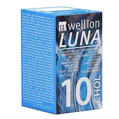 Wellion Luna Duo, merilni lističi za holesterol - 10 lističev 