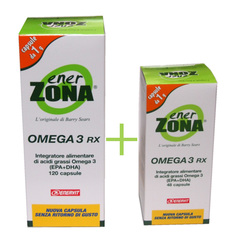 EnerZona Omega 3 RX, 120 kapsul z ribjim oljem