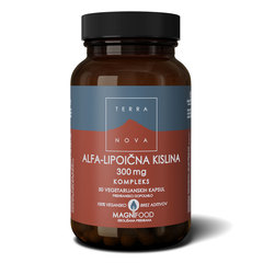 Terranova Alfa-Lipočina kislina 300 mg, kapsule (50 kapsul)