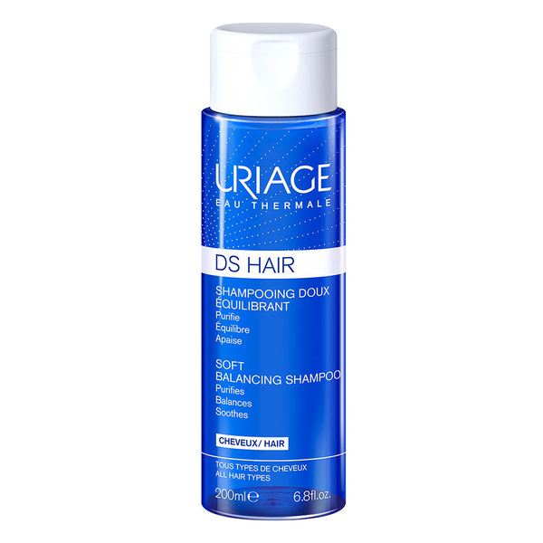Uriage DS Hair, nežen šampon za uravnavanje lasišča (200 ml)