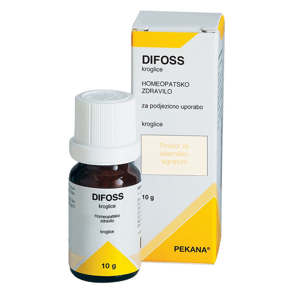 Difoss Pekana - Homeopatsko zdravilo, kroglice (10 g)