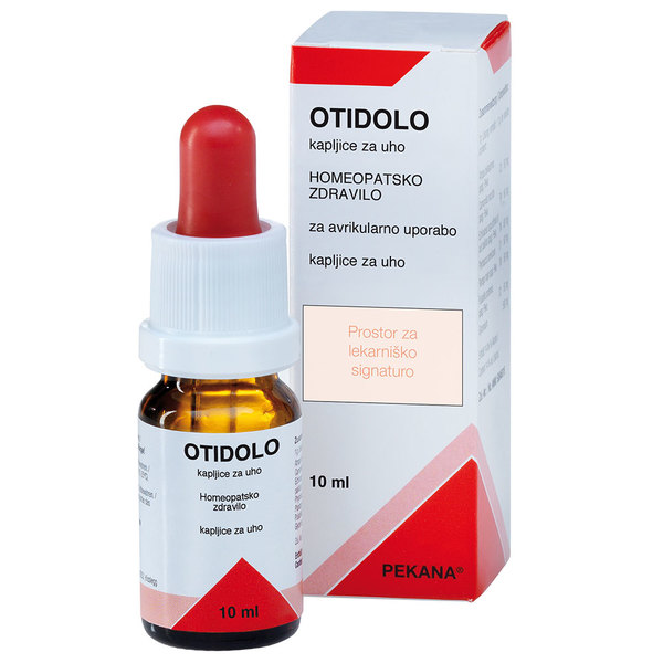 Otidolo Pekana - Homeopatsko zdravilo, kapljice za uho (10 ml)