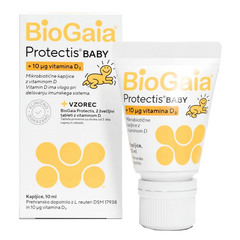 BioGaia Protectis Baby D3, kapljice za otroke in dojenčke (10 ml) 