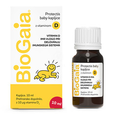 BioGaia Protectis Baby D3, kapljice za otroke in dojenčke (10 ml) 
