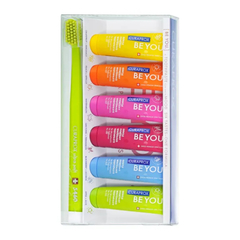 CURAPROX [BE YOU.], paket šestih zobnih past različnih okusov in ščetka CS 5460