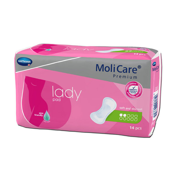 Molicare Premium Lady Pads Ultra Micro - 2 kapljici, 14 predlog