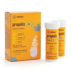 Propolis C + Cink Medex, 20 šumečih tablet