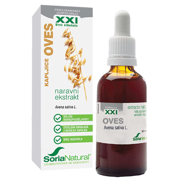 Soria Natural Oves XXI, kapljice brez alkohola (50 ml)