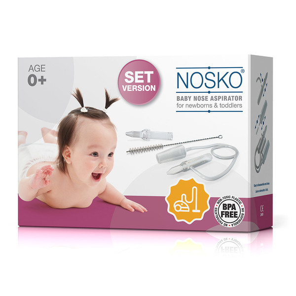 Nosko, aspirator za čišenje noska - set