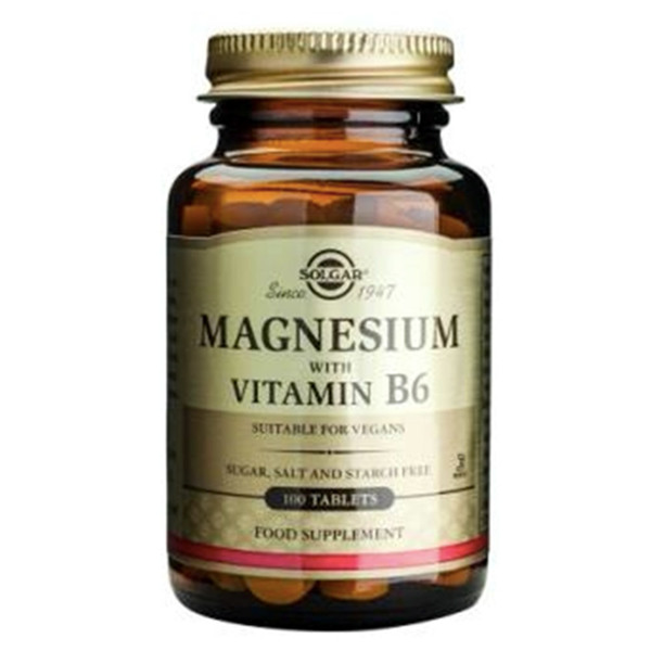 Solgar Magnezij z Vitaminom B6, tablete (100 tablet)