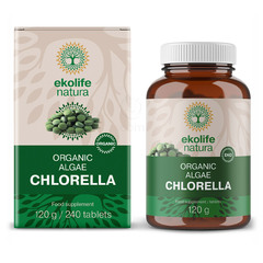 Ekolife Natura ekološka alga Chlorella, tablete (240 tablet)