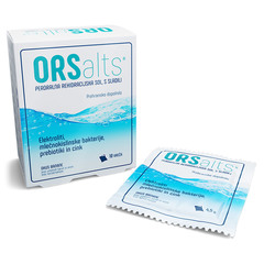ORSalts, rehidracijska sol s sladili - vrečke (10 vrečk)