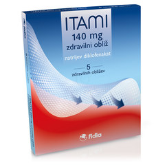 Itamin 140 mg, zdravilni obliž (5 obližev)