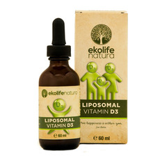 Ekolife Natura, liposomski Vitamin D3 brez alkohola (60 ml)