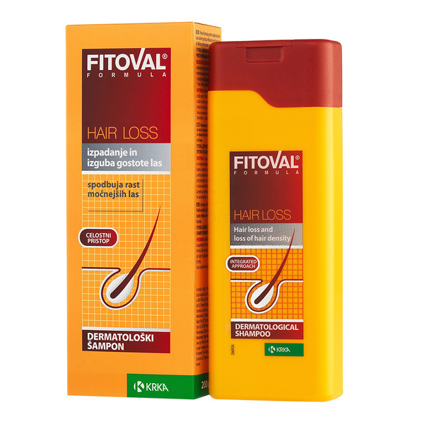 Fitoval šampon proti izpadanju las, Krka (100 ml)