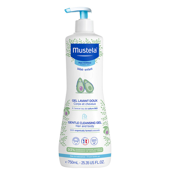 Mustela, nežni gel za umivanje (500 ml)