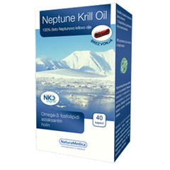 Neptunovo krilovo olje, kapsule (40 kapsul)