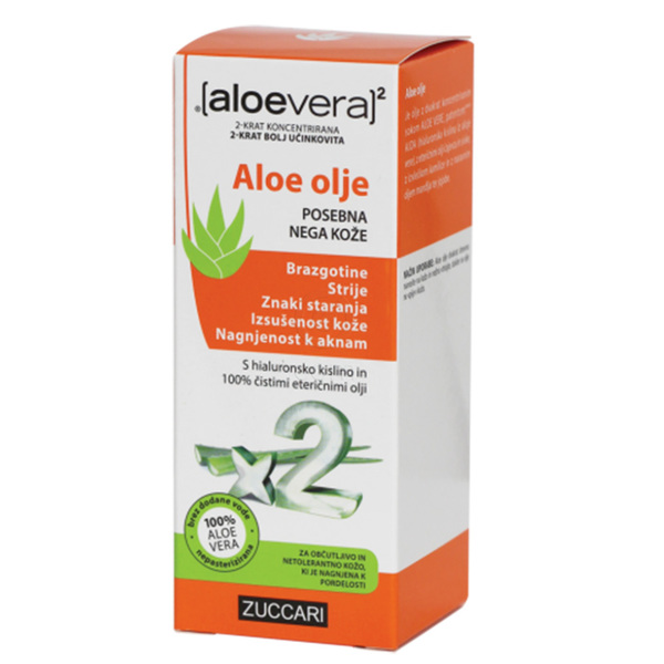 Aloe Vera X2, Aloe olje za nego kože (50 ml)