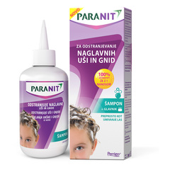 Paranit, šampon za odstranjevanje naglavnih uši in gnid (200 ml + glavnik)