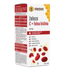 Železo C + Folna kislina Medex, sirup (150 ml)