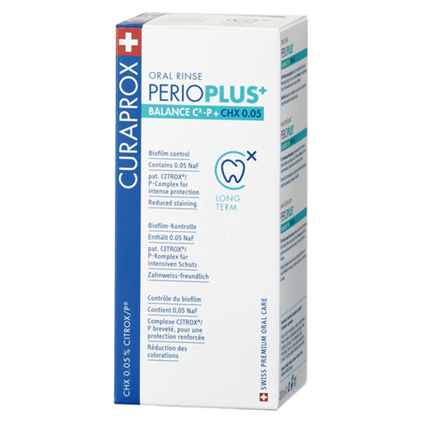 Curaprox Perio Plus+ Balance, ustna voda s klorheksidinom (200 ml)