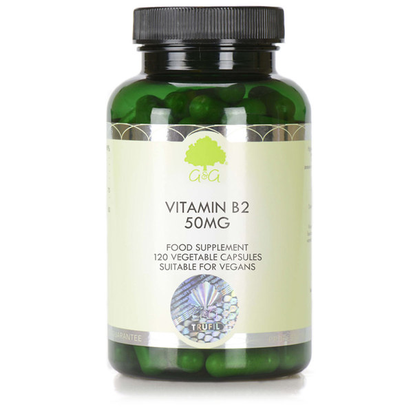 G&G Vitamins Vitamin B2 Riboflavin, kapsule (120 kapsul)