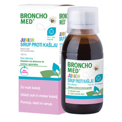 Bronchomed Junior, sirup proti kašlju od 1. leta starosti dalje (120 ml)