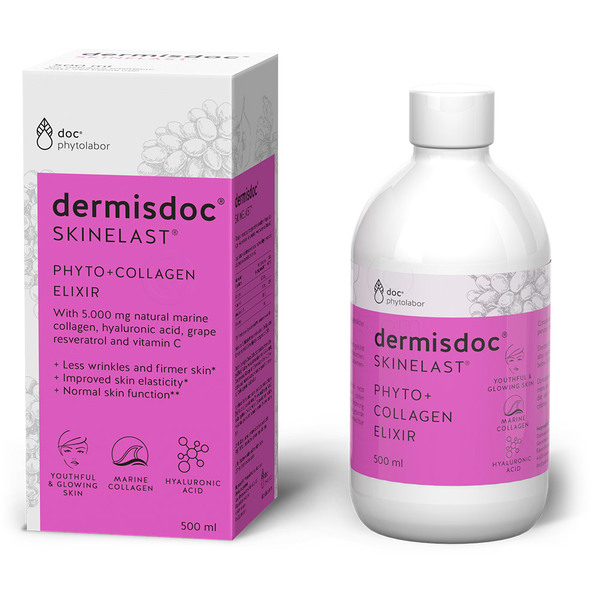 dermisdoc Skinelast Fito + Kolagenski Eliksir, tekočina (500 ml)