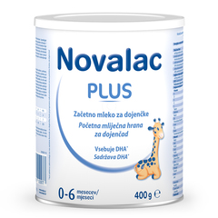 Novalac Plus, začetno mleko (0-6 mesecev) - 400 g