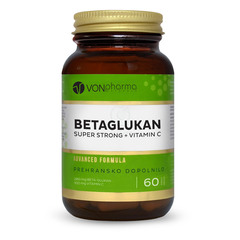 VonPharma Betaglukan Super Strong + Vitamin C, kapsule (60 kapsul)