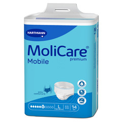 MoliCare Premium Mobile 6 Drops, inkontinenčne hlačke (velikost L) - 14 hlačk