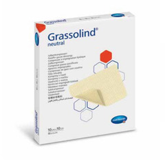  Grassolind Neutral, vazelinska gaza - 7,5 x 10 cm (10 gaz) 