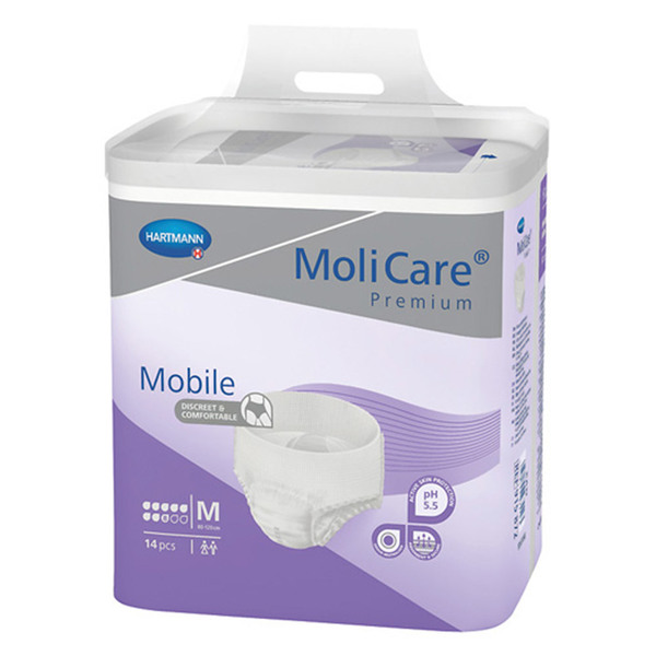 MoliCare Premium Mobile 8 kapljic, inkontinenčne hlačke (14 hlačk)