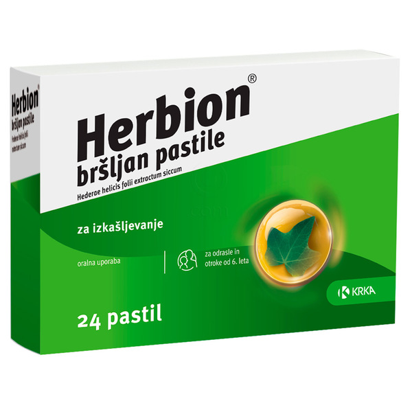 Herbion Bršljan Krka, pastile (24 pastil)