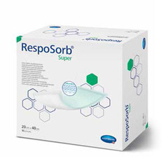 RespoSorb Super, sterilna obloga za rane - 10 x 10 cm (10 oblog)