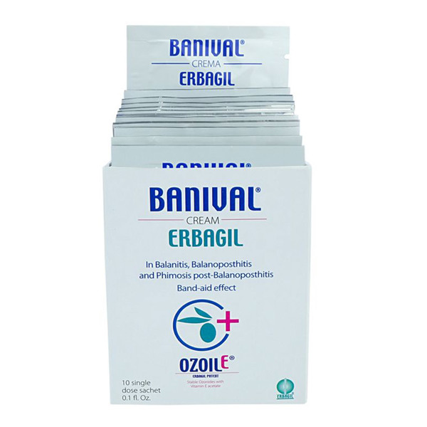 Banival Erbagil, krema v vrečkah (10 x 3 ml)