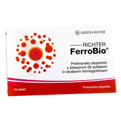 FerroBio Richter, tablete (40 tablet)