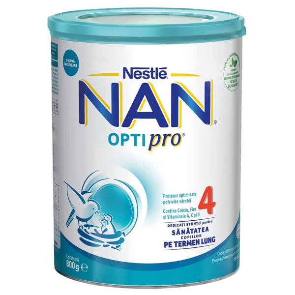 NAN Optipro 4, nadaljevalno mleko za majhne otroke (800 g)