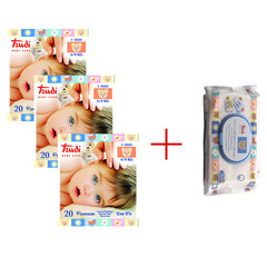 Trudi Baby Care Dry Fit Midi (4-9 kg), paket (3 x 20 plenic)