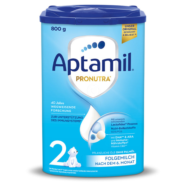 Aptamil 2 Pronutra, nadaljevalno mleko za dojenčke po 6. mesecu starosti (800 g)
