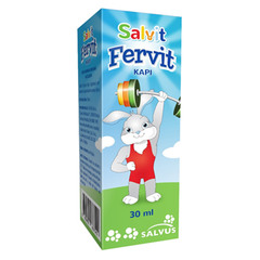 Salvit Fervit, tekoče prehransko dopolnilo z železom - kapljice (30 ml)