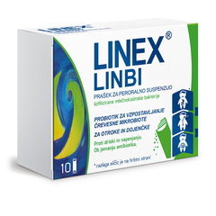 Linex Linbi, prašek za peroralno suspenzijo (10 vrečk)