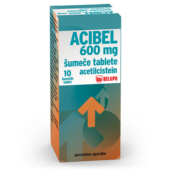 Acibel 600 mg, šumeče tablete (10 tablet)