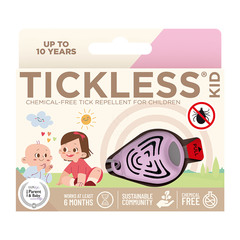 Tickless Baby & Kid, ultrazvočni odganjalec klopov za dojenčke in otroke (roza)