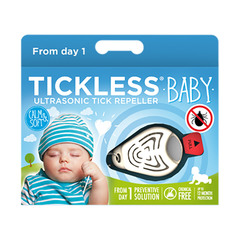 Tickless Baby & Kid, ultrazvočni odganjalec klopov za dojenčke in otroke (bež)