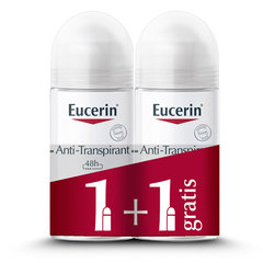 Eucerin roll-on deodorant proti močnemu znojenju - paket (2 x 50 ml)
