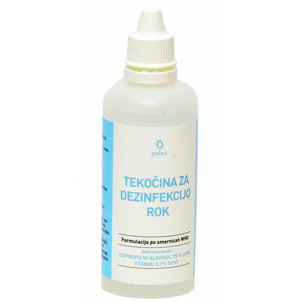 Tekočina za dezinfekcijo rok, Galex (100 ml)